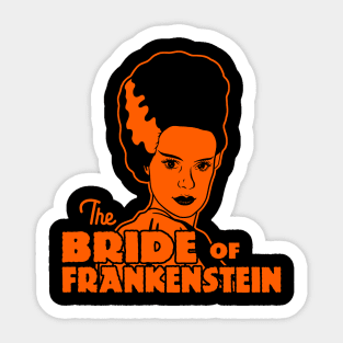 The Bride of Frankenstein V.2 Sticker